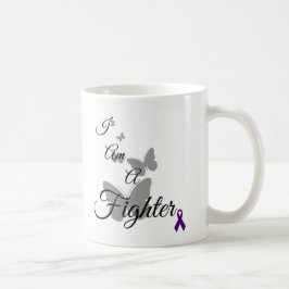 Caneca De Café Eu sou um copo da fibromialgia do lutador