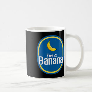 Caneca De Café Eu sou um Fruta do Dia das Bruxas da Nana Amarelo