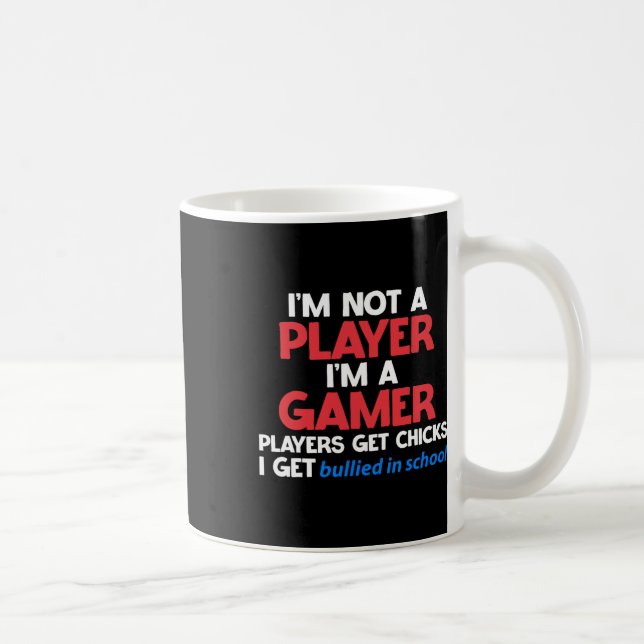 Caneca De Café Eu Sou Um Gamer Jogadores Conquistam Garotas Eu So (Direita)