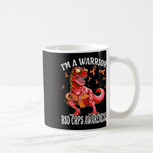 Caneca De Café Eu sou um guerreiro Rsd Crps Sensibilização Dinoss
