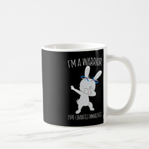 Caneca De Café Eu sou um guerreiro tipo 1 Diabetes Consciência T1