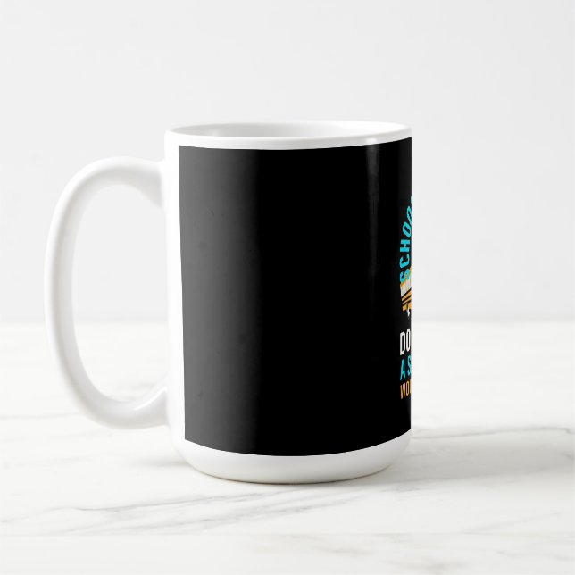 Caneca De Café Eu Sou Um Motorista De Ônibus Escolar (Esquerda)