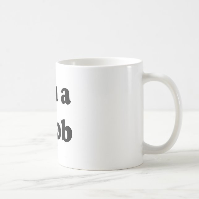 Caneca De Café Eu sou um noob (Direita)