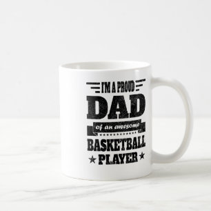 Caneca De Café Eu Sou Um Pai Orgulhoso De Um Jogador De Basquete 