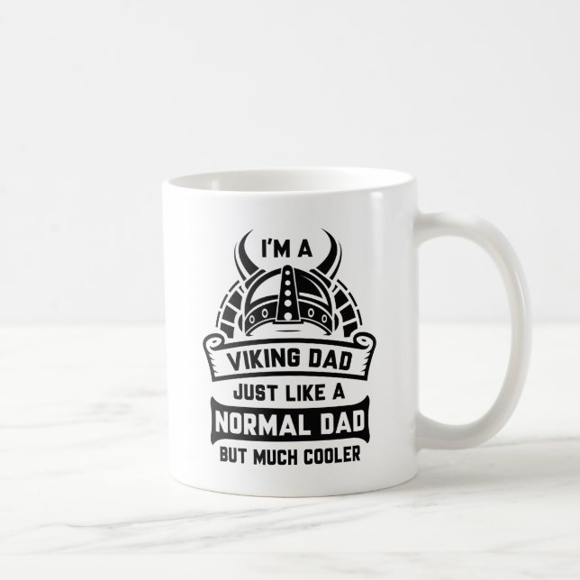 Caneca De Café Eu sou um Pai Viking (Direita)