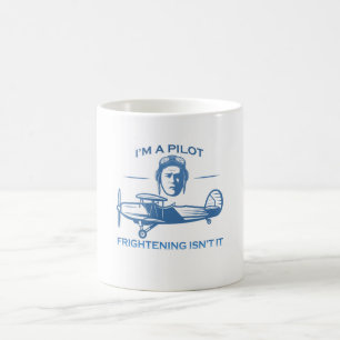 CANECA DE CAFÉ EU SOU UM PILOTO