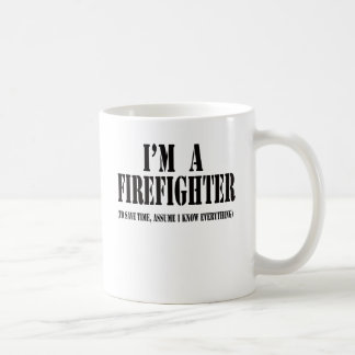 Caneca De Café Eu sou um preto do sapador-bombeiro