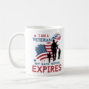Caneca De Café Eu Sou Um Veterano Meu Juramento Nunca Expira Sold
