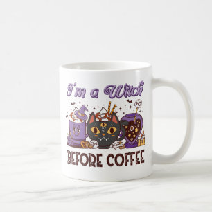 Caneca De Café Eu sou uma bruxa antes do café