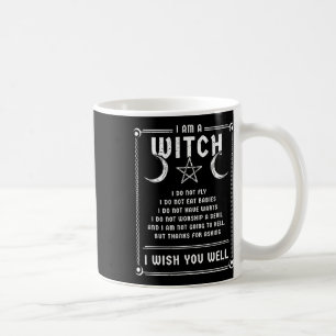 Caneca De Café Eu Sou Uma Bruxa Wicca Halloween Pagan Costume