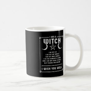 Caneca De Café Eu Sou Uma Bruxa Wicca Halloween Pagan Costume