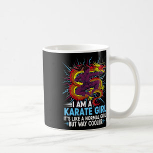Caneca De Café Eu Sou Uma Citação de Garota de Karatê Para Garota