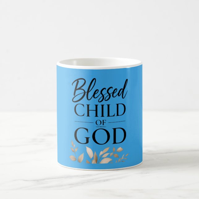 Caneca De Café Eu Sou uma Criança Abençoada de Deus (Centro)