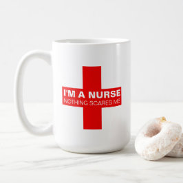 Caneca De Café Eu sou uma enfermeira nada sustos mim