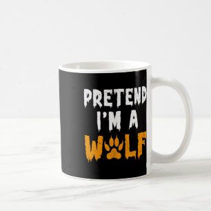 Caneca De Café Eu sou uma fantasia de Dia das Bruxas Engraçado pe