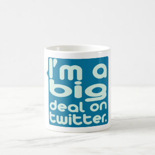 Caneca De Café Eu sou uma grande coisa no Twitter