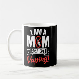 Caneca De Café Eu Sou Uma Mãe Contra Vapitar Não Fumante Anti Sup