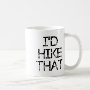 Caneca De Café Eu Subiria Aquela Desgastada - Caminhada