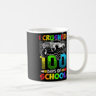 Caneca De Café Eu Superei 100 Dias De Escola Meninos Crianças 100