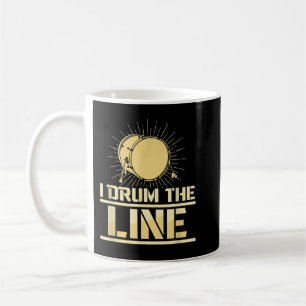 Caneca De Café Eu Tambo A Linha Engraçada Banda De Drumline Music