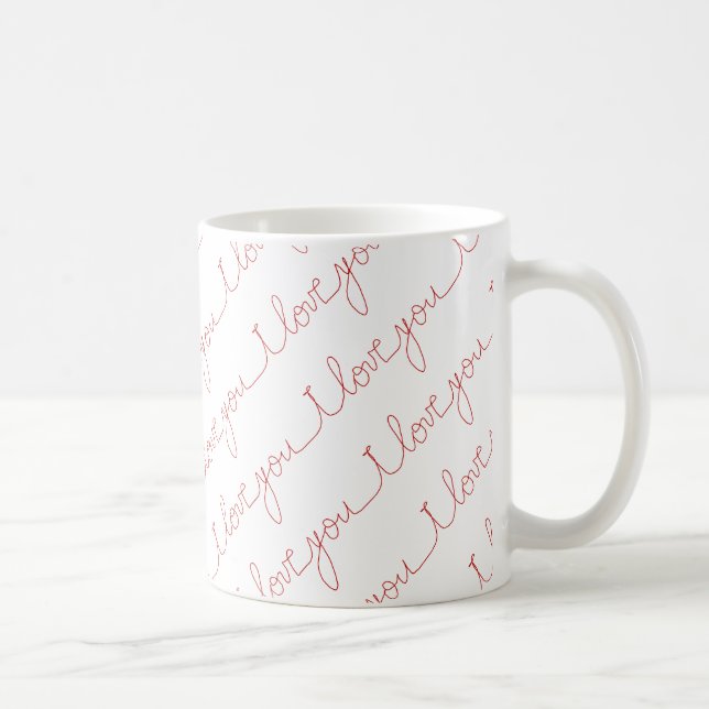 Caneca De Café Eu te amo (Direita)
