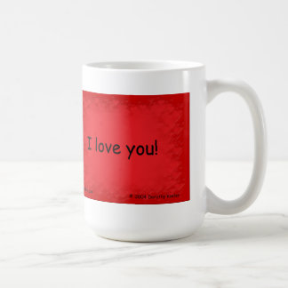 Caneca De Café "Eu te amo! "
