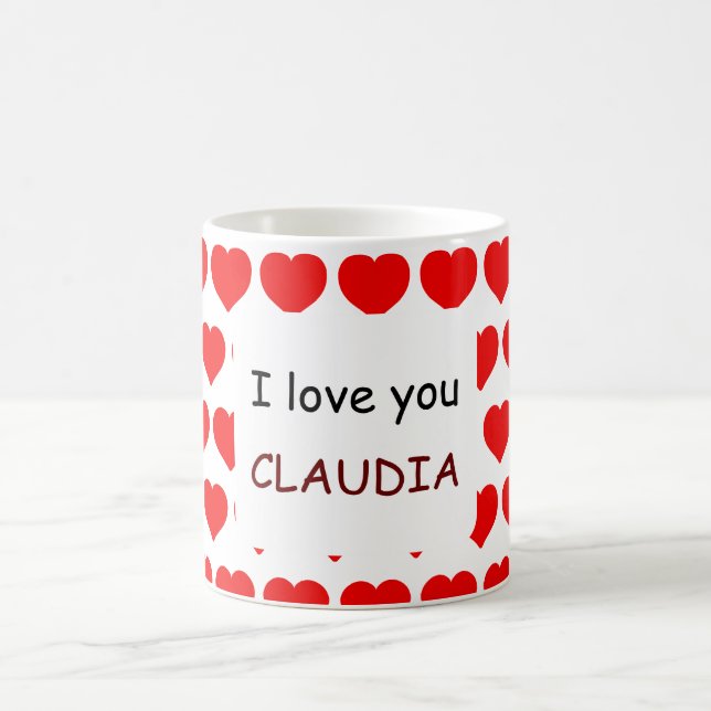 Caneca De Café Eu te amo (Centro)