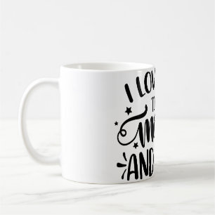 Caneca De Café Eu Te Amo À Lua E De Volta
