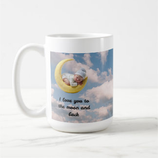 Caneca de Café Eu Te Amo Até a Lua e de Volta