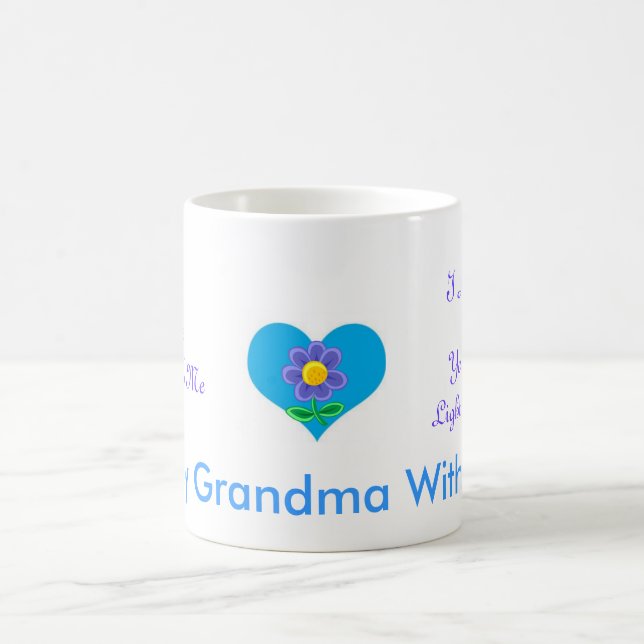 Caneca De Café Eu te amo avó (Centro)