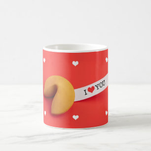 Caneca De Café Eu Te Amo Cookie Fortune