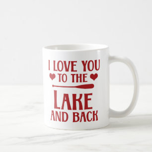 Caneca De Café Eu Te Amo do Lago e de Volta - Dia dos Namorados