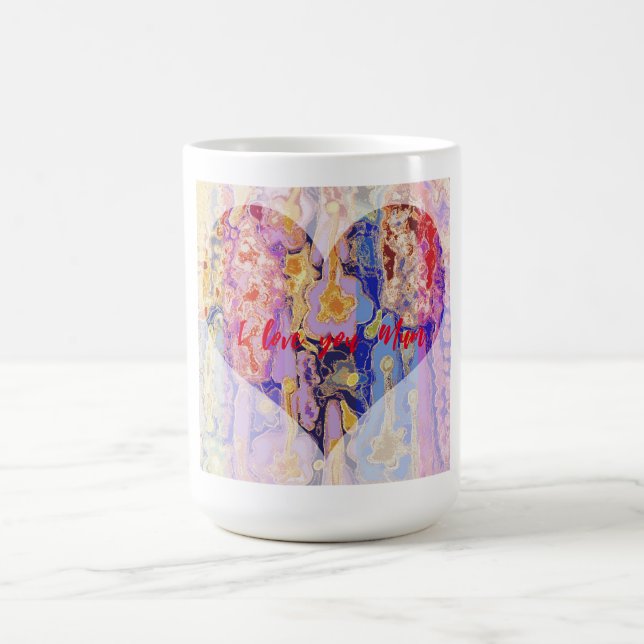 Caneca De Café Eu te amo Mãe (Centro)