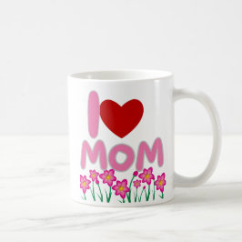 Caneca De Café Eu te amo mãe