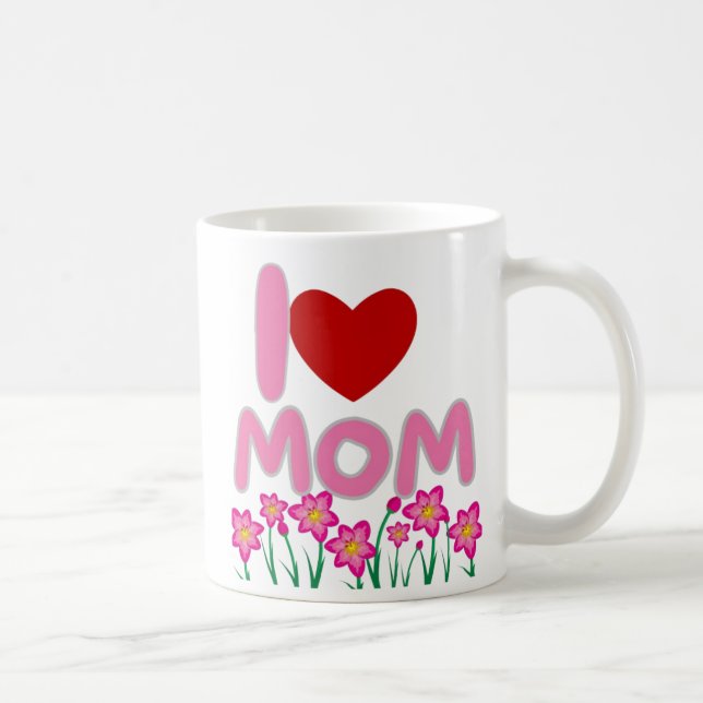 Caneca De Café Eu te amo mãe (Direita)