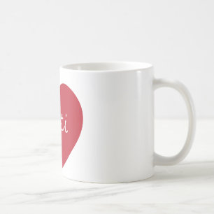 Caneca De Café Eu Te Amo, Mãe
