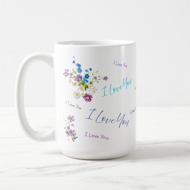 Caneca De Café Eu Te Amo Mãe (Esquerda)