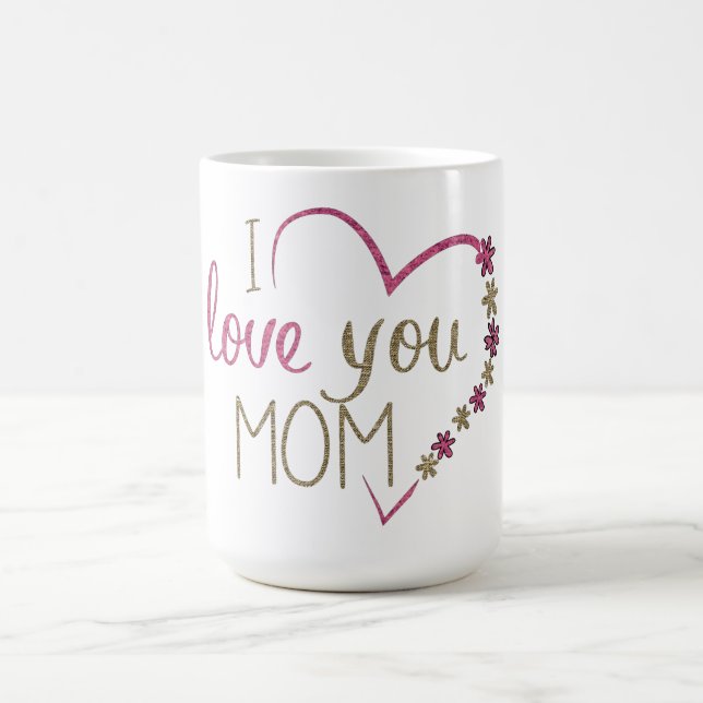 Caneca De Café Eu Te Amo Mãe (Centro)