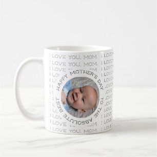 Caneca De Café Eu Te Amo Mãe Dia de as mães Feliz Café De Foto