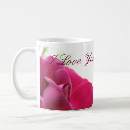 Caneca De Café Eu Te Amo Mãe Rosa Rosa Rosa Suave