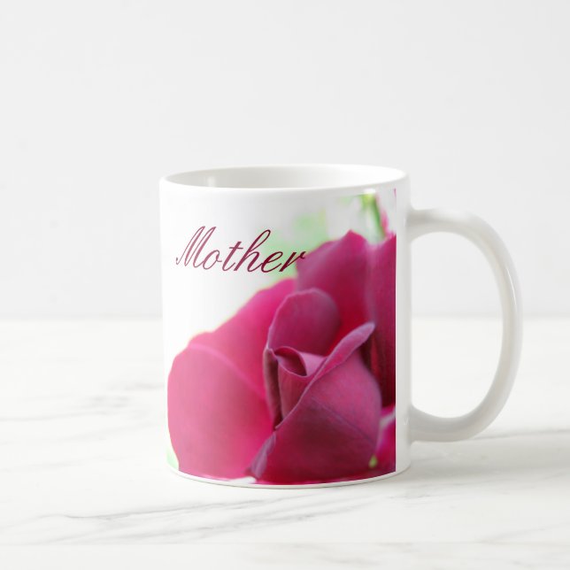 Caneca De Café Eu Te Amo Mãe Rosa Rosa Rosa Suave (Direita)
