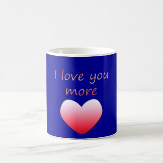 Caneca De Café Eu te amo mais