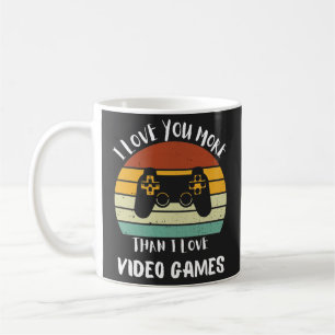 Caneca De Café Eu Te Amo Mais Do Que Amo Videos games