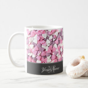 Caneca De Café Eu te amo meu doce Namorados de monograma
