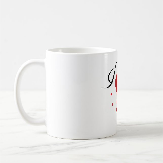 Caneca De Café Eu te amo Mug (Esquerda)