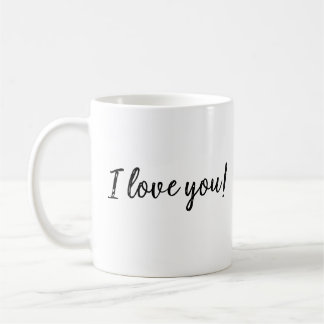 Caneca De Café Eu Te Amo Mug