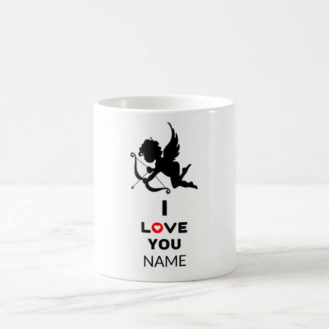 Caneca De Café Eu Te Amo Mug Personalizado (Centro)