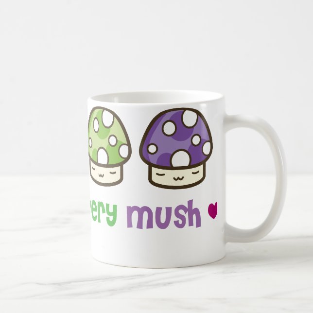 Caneca De Café eu te amo muito mush (Direita)