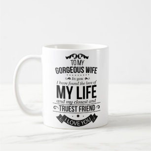 Caneca De Café Eu Te Amo Muito Para A Mulher