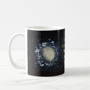 Caneca De Café Eu te amo na lua e de volta - Personalizado